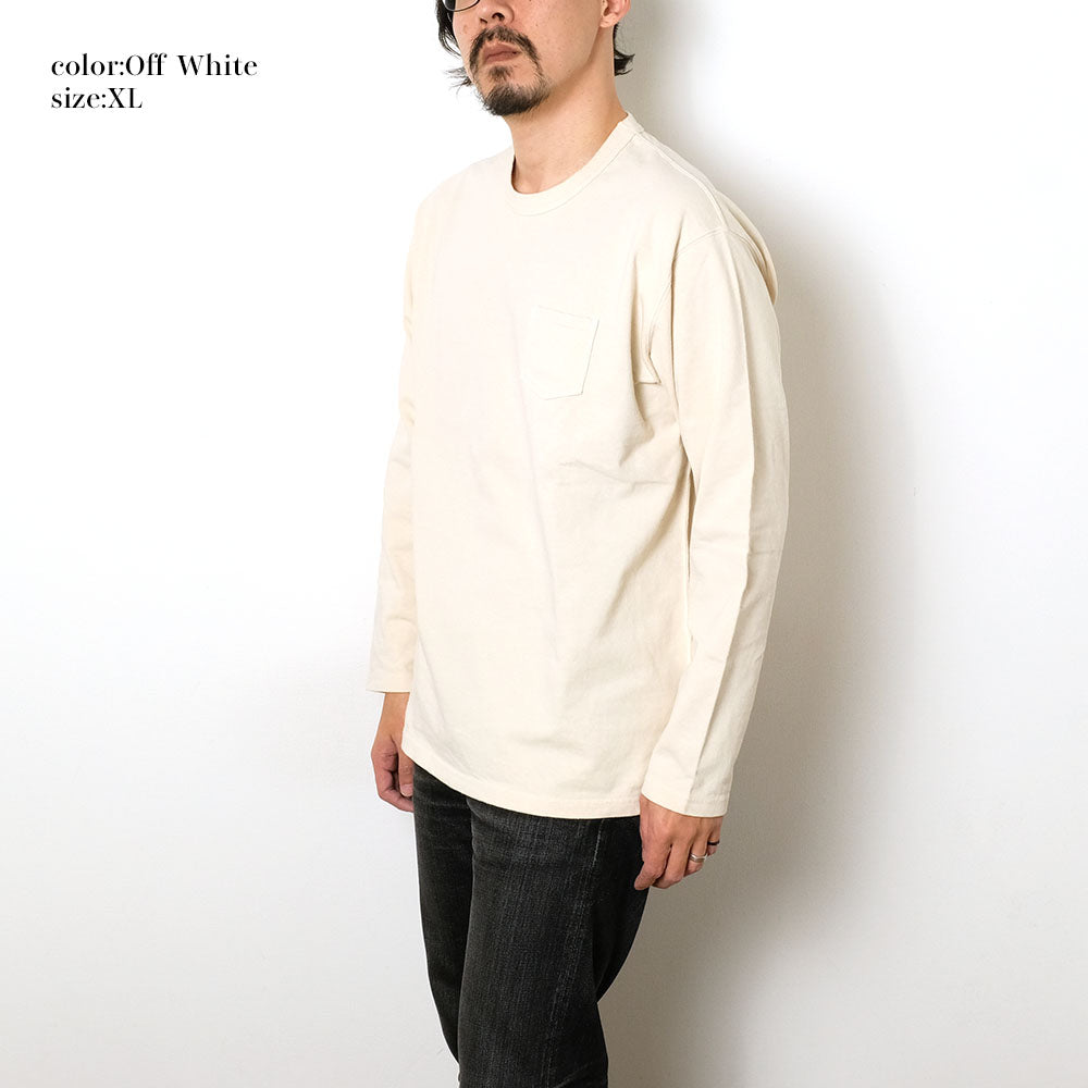 BURGUS PLUS - L/S High-Density Nep T-Shirt - HBP-034