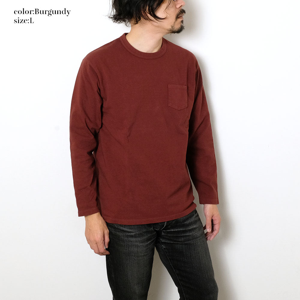 BURGUS PLUS - L/S High-Density Nep T-Shirt - HBP-034