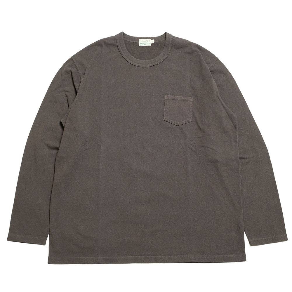 BURGUS PLUS - L/S High-Density Nep T-Shirt - HBP-034