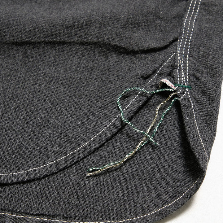 BURGUS PLUS - Solid-Color Chambray Work Shirt - Heather Gray - HBP-300CHB