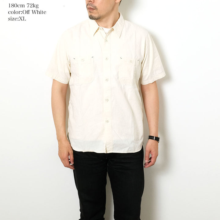 Burgus Plus - S/S Chambray Work Shirt - HBP-300CHS