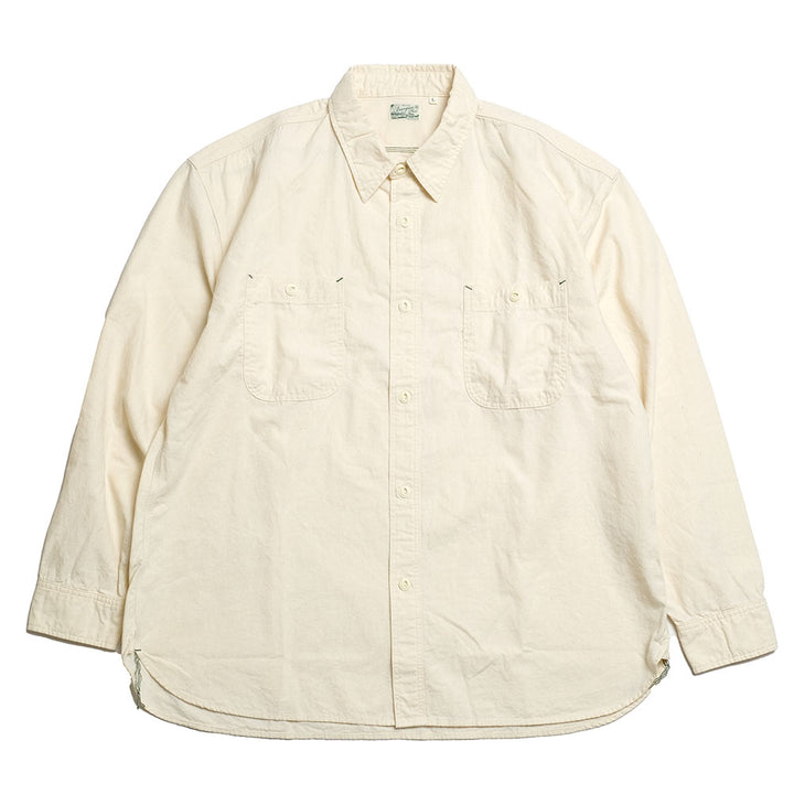 BURGUS PLUS - Chambray Work Shirt Wide Silhouette - HBP-300CHWD