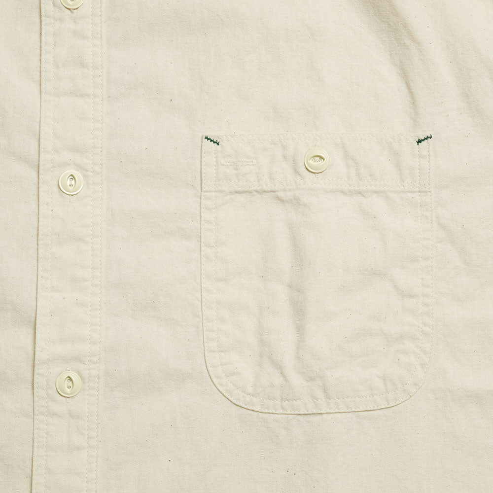 BURGUS PLUS - Chambray Work Shirt Wide Silhouette - HBP-300CHWD