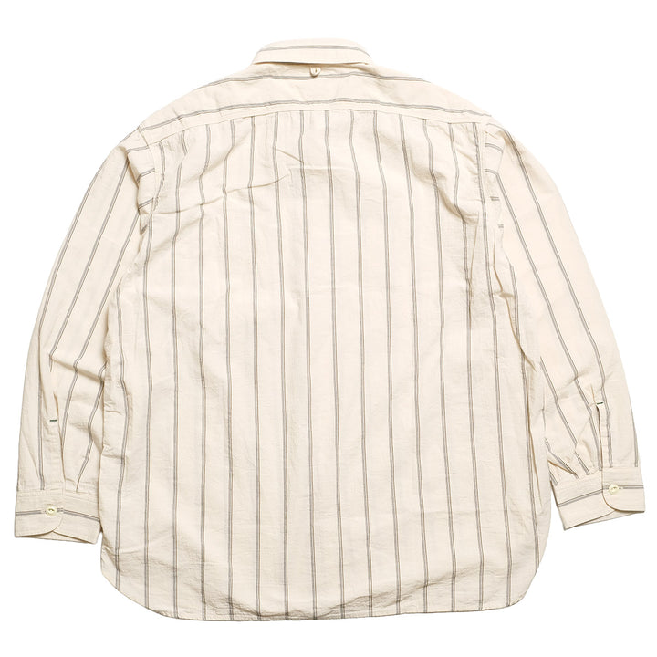 BURGUS PLUS - Stripe Chambray Work Shirt - Wide Silhouette - HBP-300CHWD-ST7