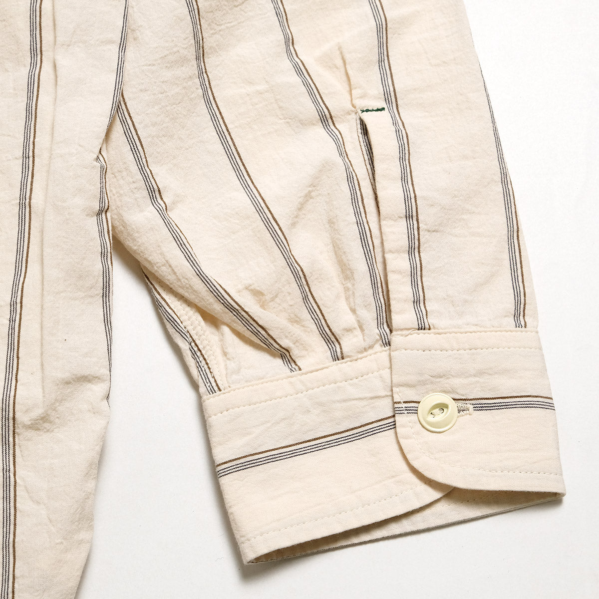 BURGUS PLUS - Stripe Chambray Work Shirt - Wide Silhouette - HBP
