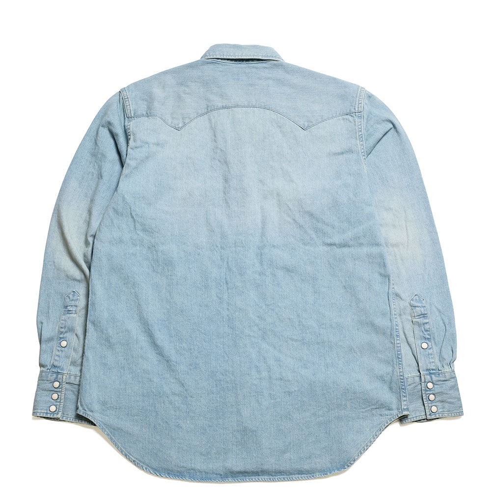 BURGUS PLUS - 8oz Denim Western Shirt - Super Light Used - HBP-301WS-SLU