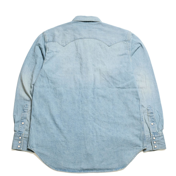 BURGUS PLUS - 8oz Denim Western Shirt - Super Light Used - HBP-301WS-SLU