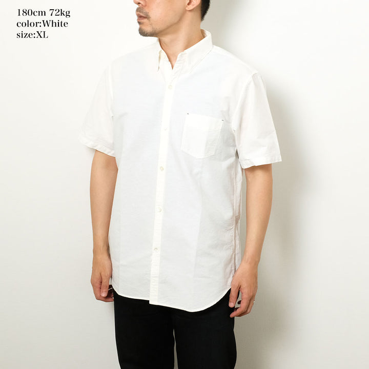 BURGUS PLUS S/S Oxford BD Shirt HBP-303BS