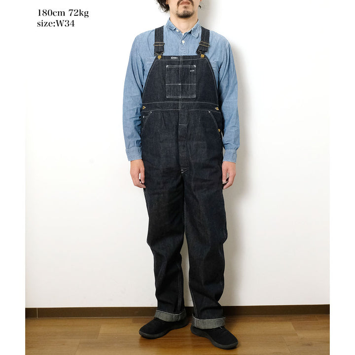 HEADLIGHT - 9.5oz. SPECIAL WEAVE DENIM HIGH BACK OVERALLS - HD42611
