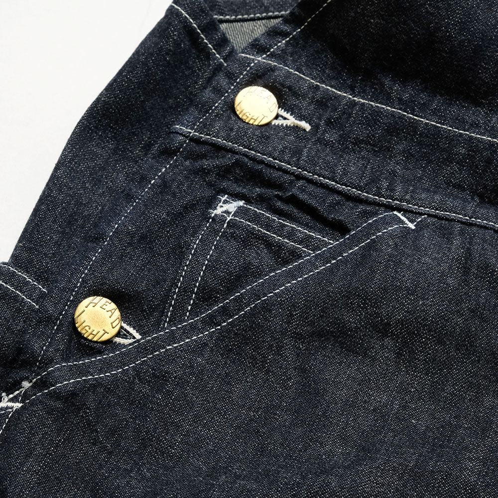 HEADLIGHT - 9.5oz. SPECIAL WEAVE DENIM HIGH BACK OVERALLS - HD42611