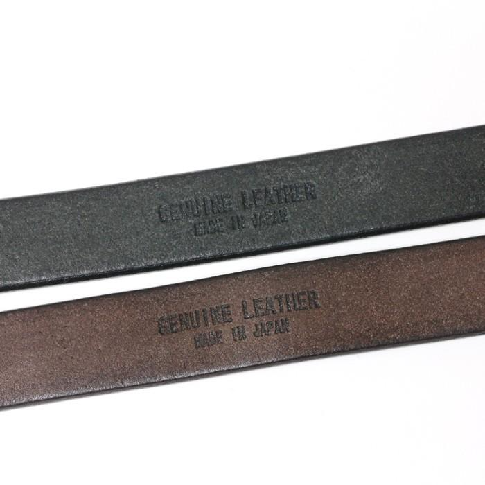 BARNS - TOCHIGI LEATHER BELT FIREMAN BUCKLE - LE-4053