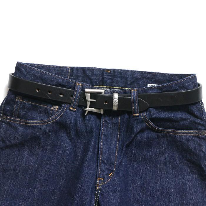 BARNS - TOCHIGI LEATHER BELT FIREMAN BUCKLE - LE-4053