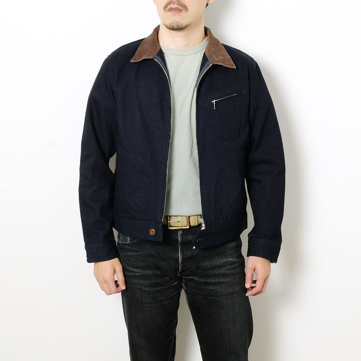 IRON HEART - INDIGO CALZE WORK JACKET - IHJ-143