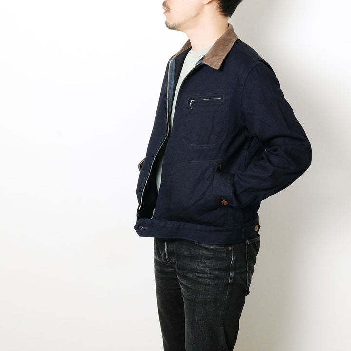 IRON HEART - INDIGO CALZE WORK JACKET - IHJ-143