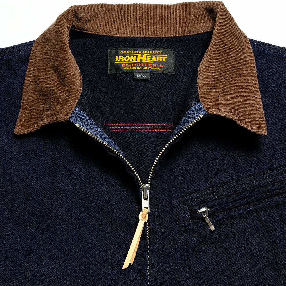 IRON HEART - INDIGO CALZE WORK JACKET - IHJ-143