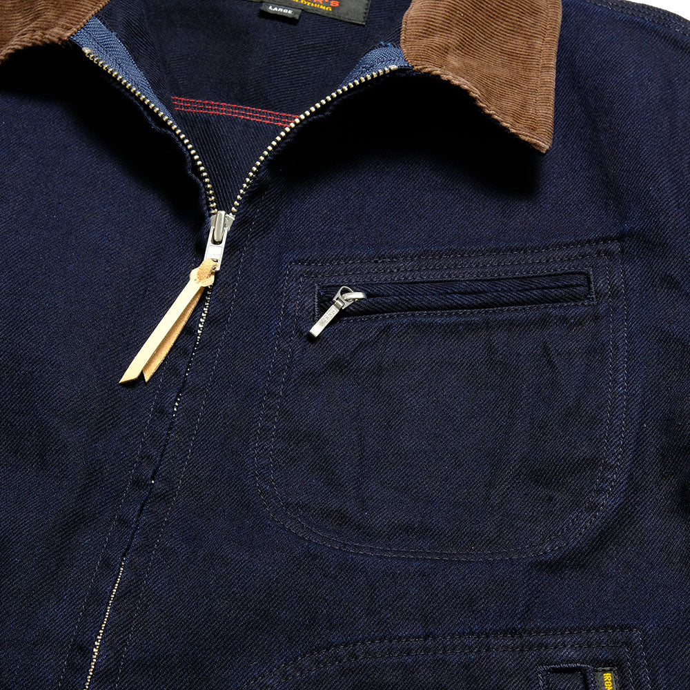 IRON HEART - INDIGO CALZE WORK JACKET - IHJ-143