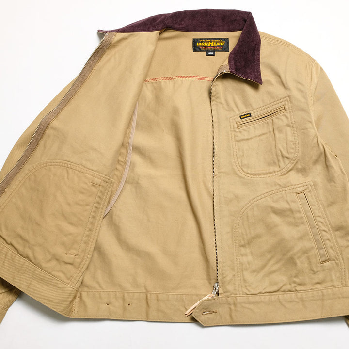 IRON HEART - 12oz KURASHIKIZOME® TWILL WORK JACKET - IHJ-144