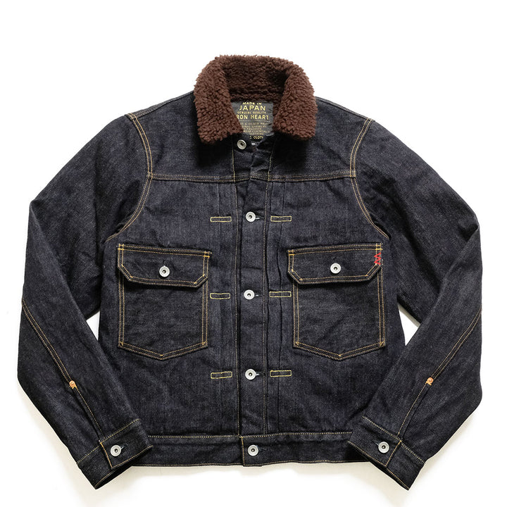 IRON HEART - 16oz SELVEDGE DENIM FLEECE LINED TYPE II - IHJ-151