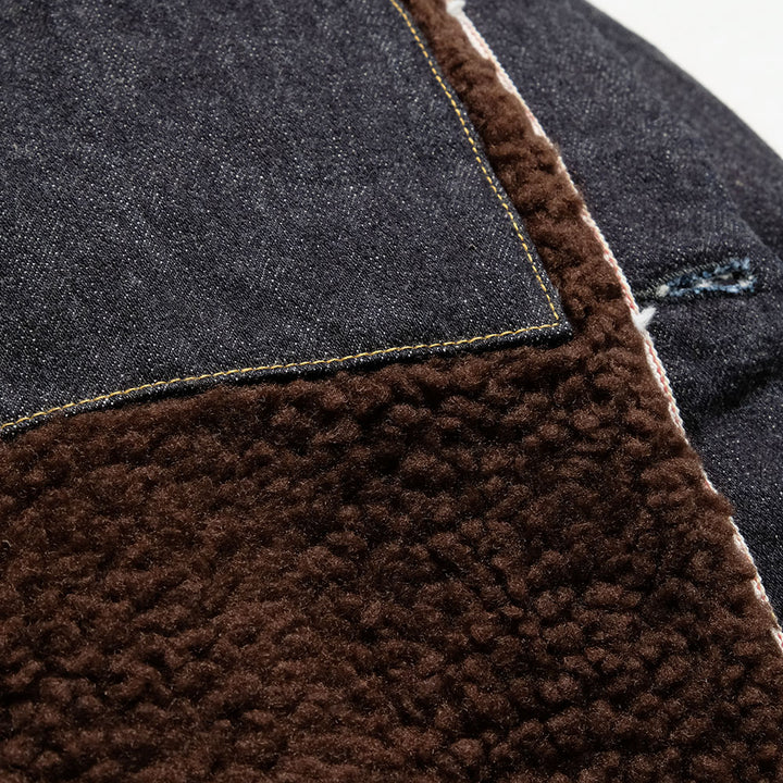 IRON HEART - 16oz SELVEDGE DENIM FLEECE LINED TYPE II - IHJ-151
