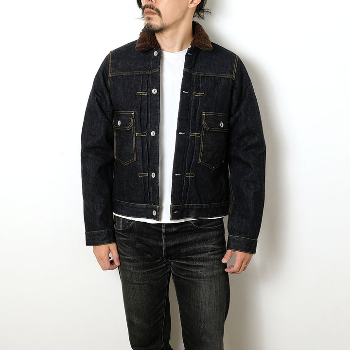 IRON HEART - 16oz SELVEDGE DENIM FLEECE LINED TYPE II - IHJ-151