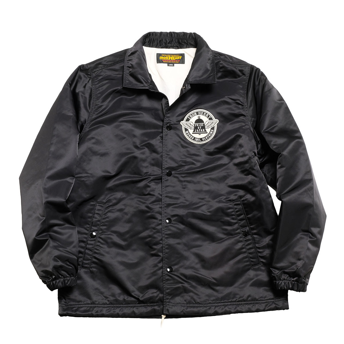 INHERIT コーチジャケット IRON HEART - Nylon Coach Jacket - IHJ-160 – HINOYA Online Store