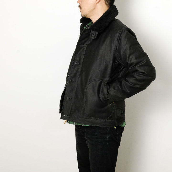 IRON HEART - WHIPCORD N-1 TYPE DECK JACKET - IHM-35