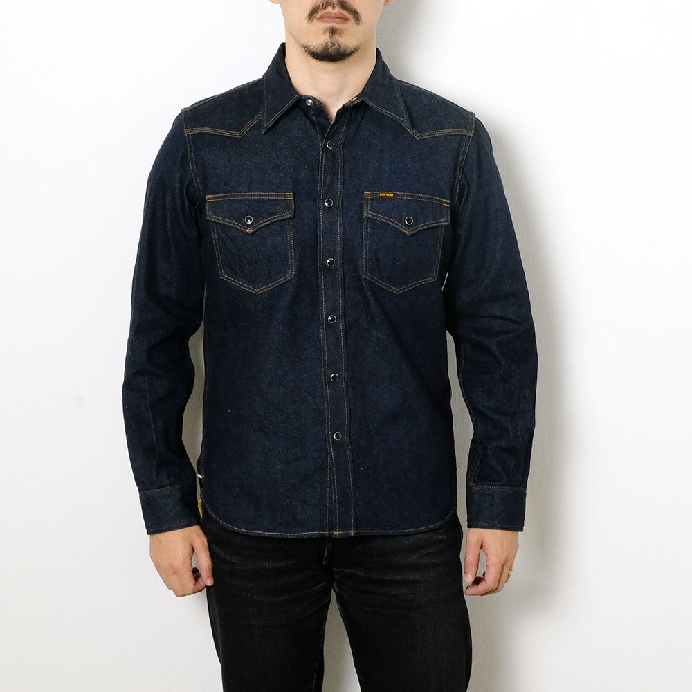 IRON HEART - 12oz SELVEDGE DENIM WESTERN SHIRT - IHSH-33