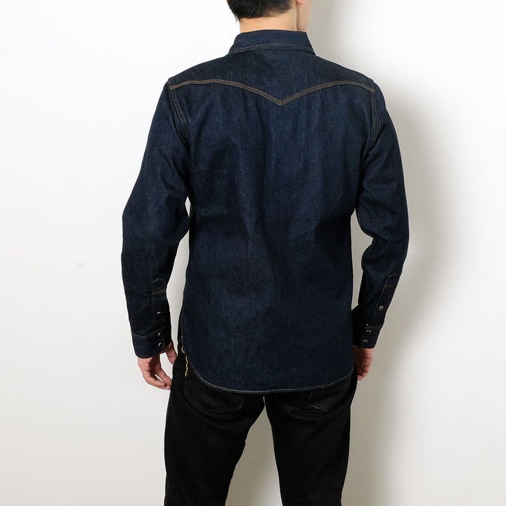 IRON HEART - 12oz SELVEDGE DENIM WESTERN SHIRT - IHSH-33