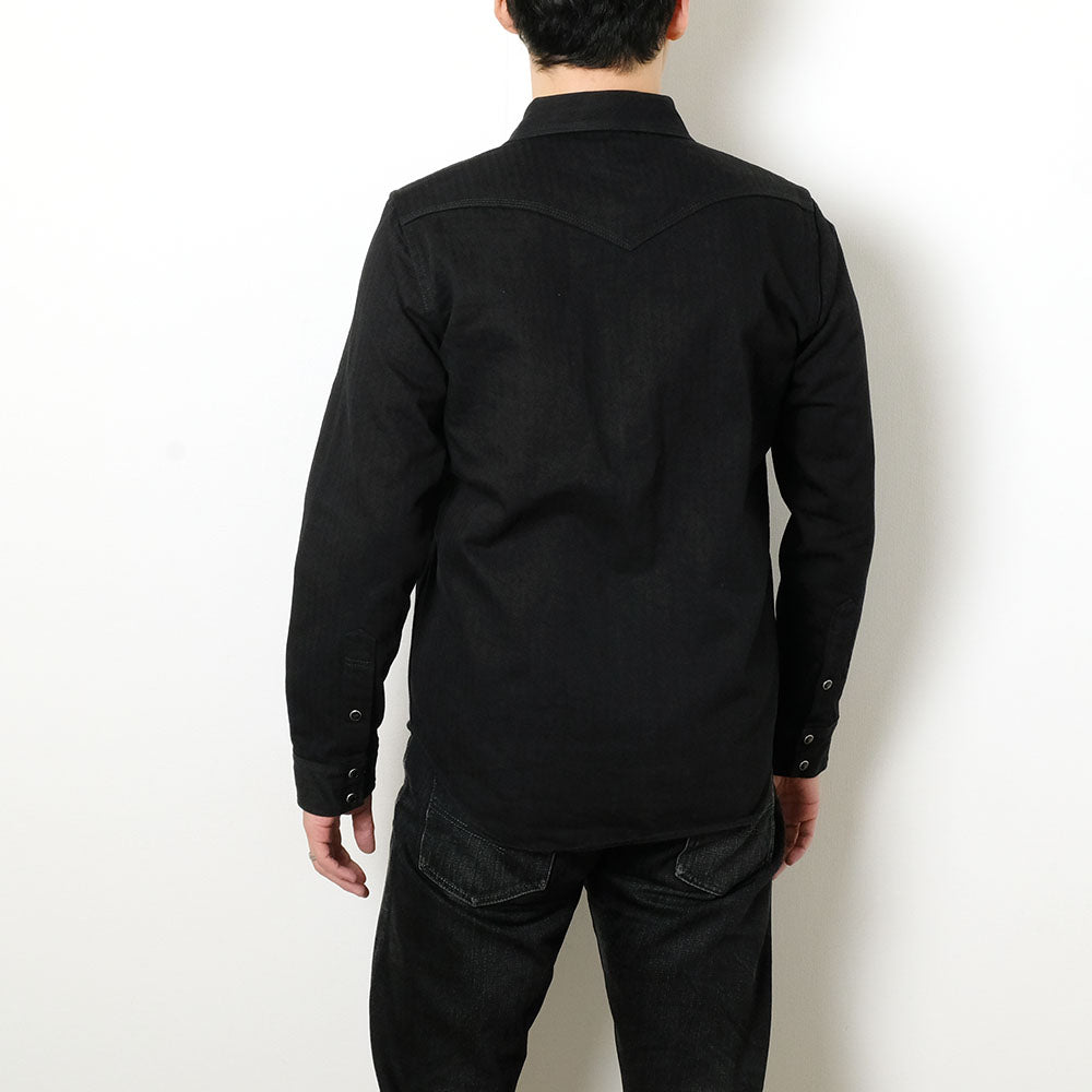 IRON HEART - HERRINGBONE C.P.O SHIRT - IHSH-410