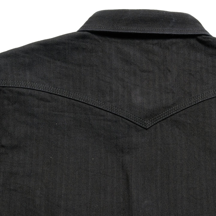IRON HEART - HERRINGBONE C.P.O SHIRT - IHSH-410