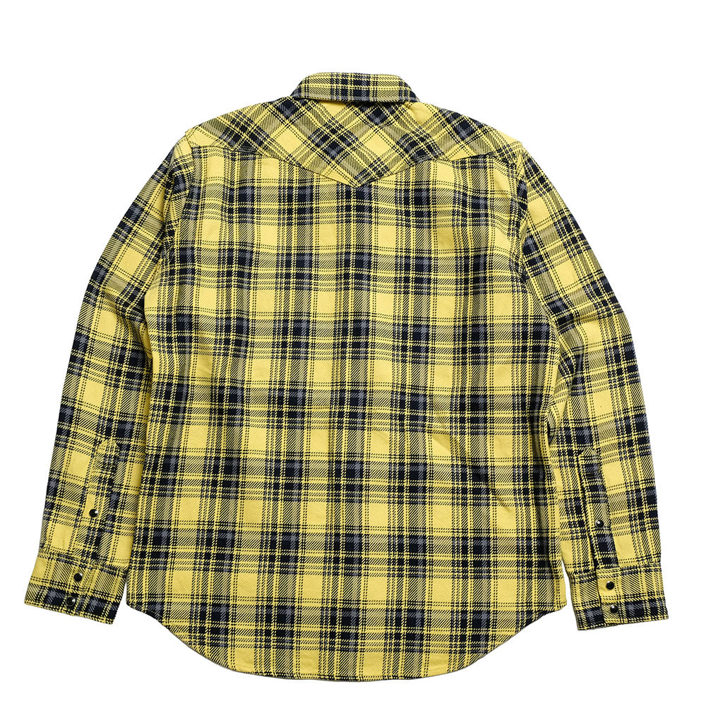 IRON HEART - INDIGO PLAID WESTERN SHIRT - IHSH-411