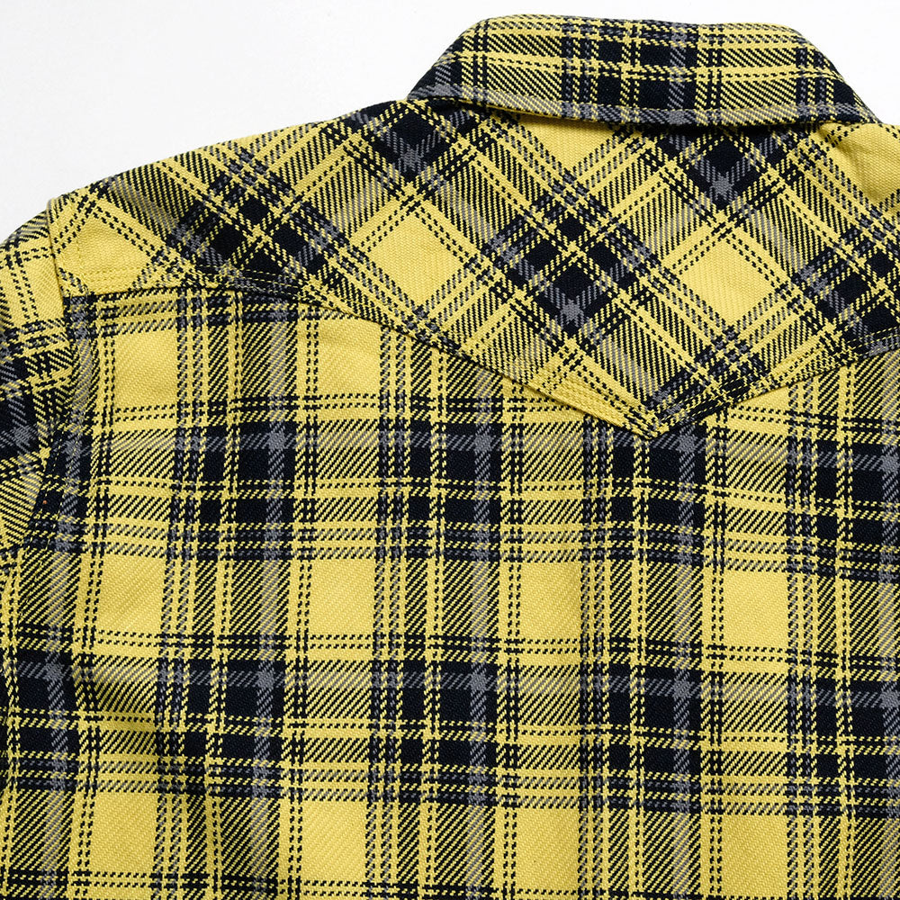 IRON HEART - INDIGO PLAID WESTERN SHIRT - IHSH-411