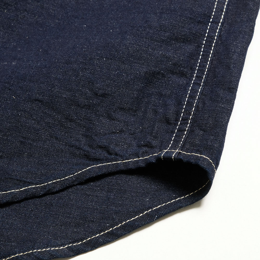 IRON HEART - COTTON LINEN CHAMBRAY WESTERN SHIRT - IHSH-444