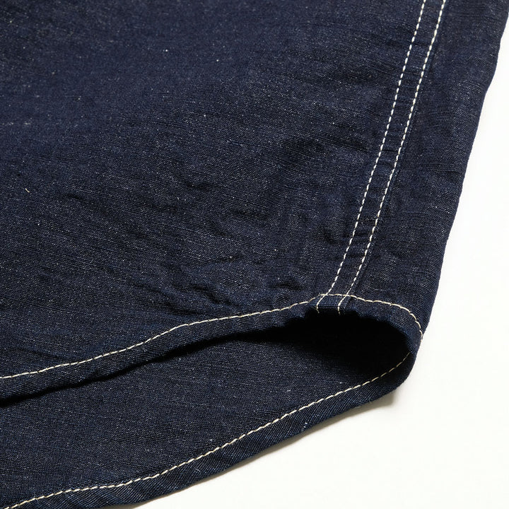 IRON HEART - COTTON LINEN CHAMBRAY WESTERN SHIRT - IHSH-444