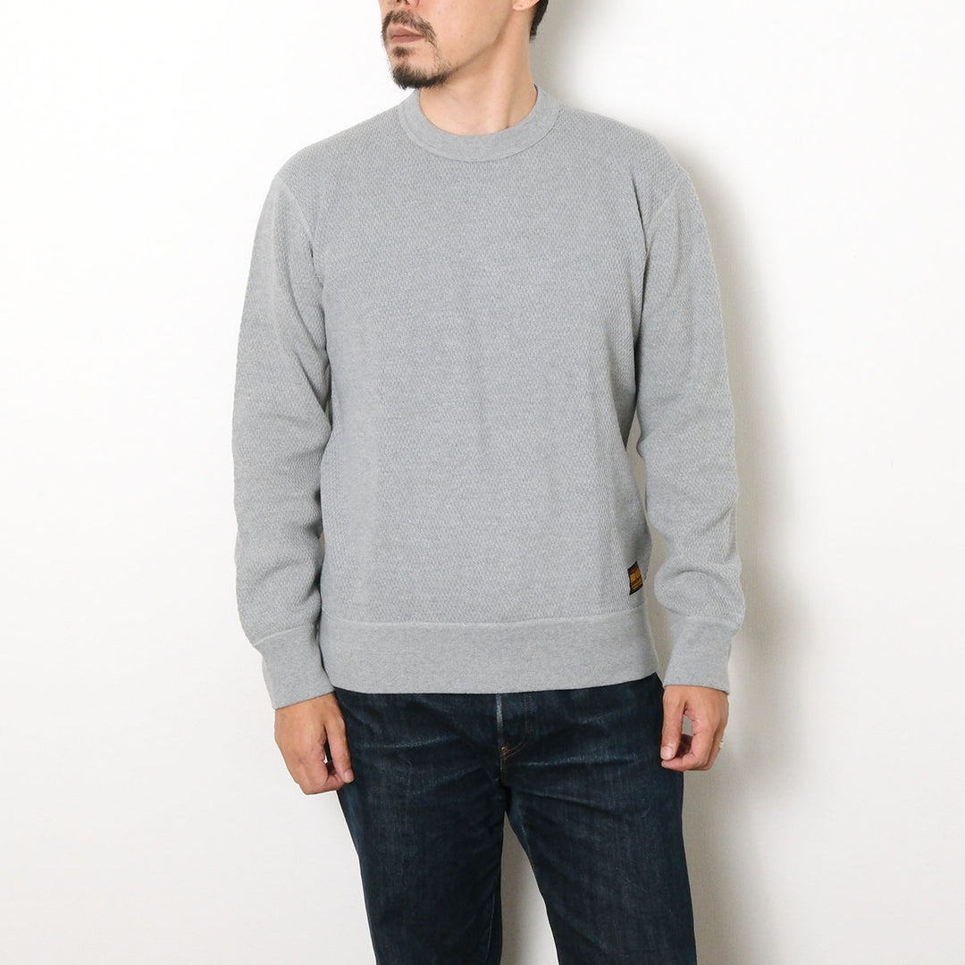 IRON HEART - Heavyweight Thermal Crewneck Sweatshirt - IHSW-86
