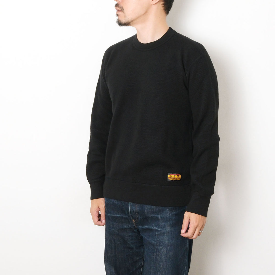 IRON HEART - Heavyweight Thermal Crewneck Sweatshirt - IHSW-86