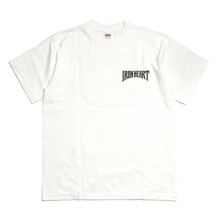 IRON HEART - 7.5oz HEAVY BODY PRINT T-SHIRT - Riding Pattern - IHT-2601