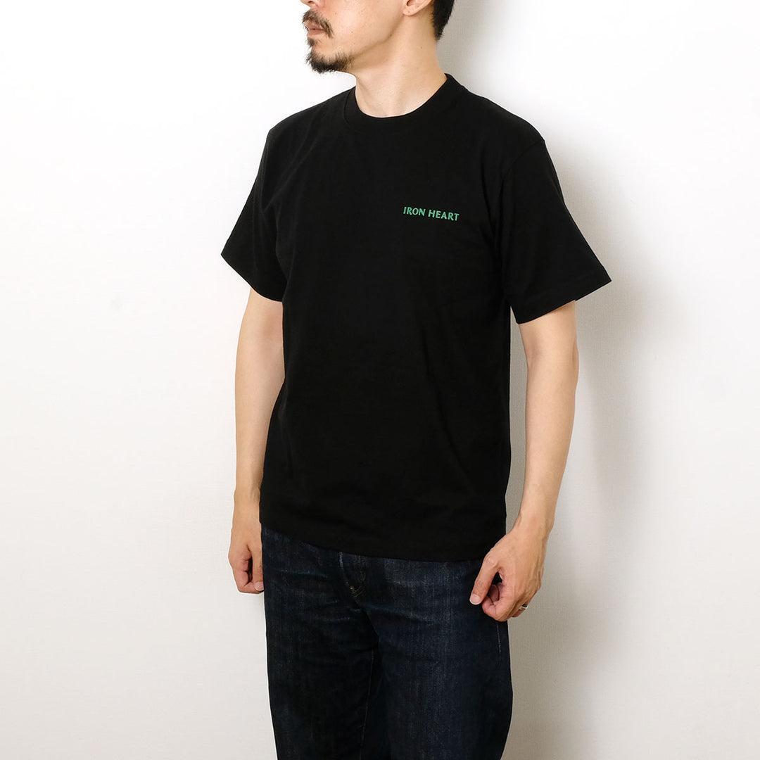 IRON HEART - 7.5oz HEAVY BODY PRINT T-SHIRT - 555 Pattern - IHT-555
