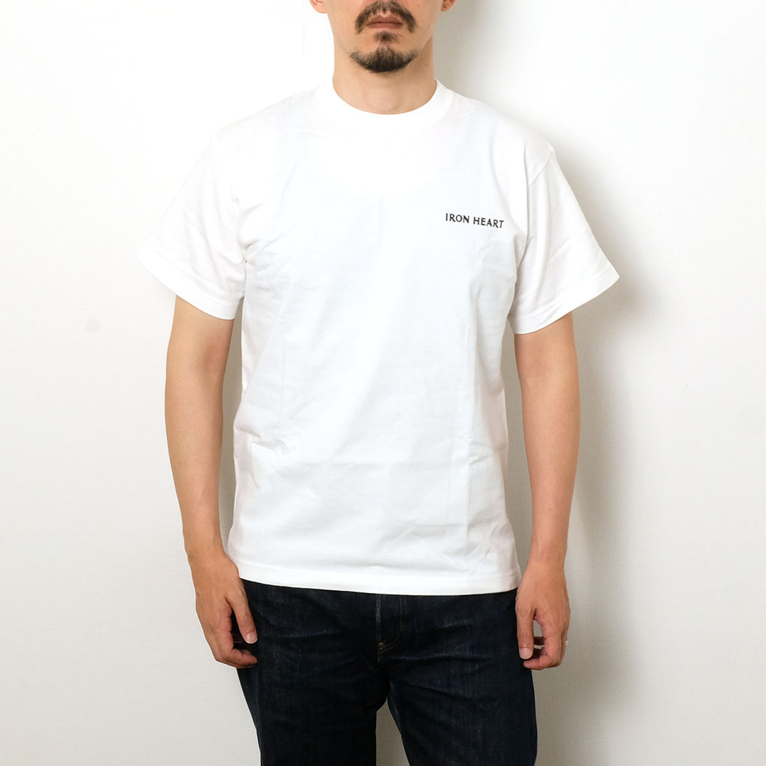 IRON HEART - 7.5oz HEAVY BODY PRINT T-SHIRT - 555 Pattern - IHT-555