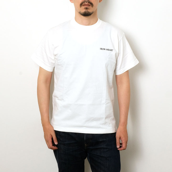IRON HEART - 7.5oz HEAVY BODY PRINT T-SHIRT - 555 Pattern - IHT-555