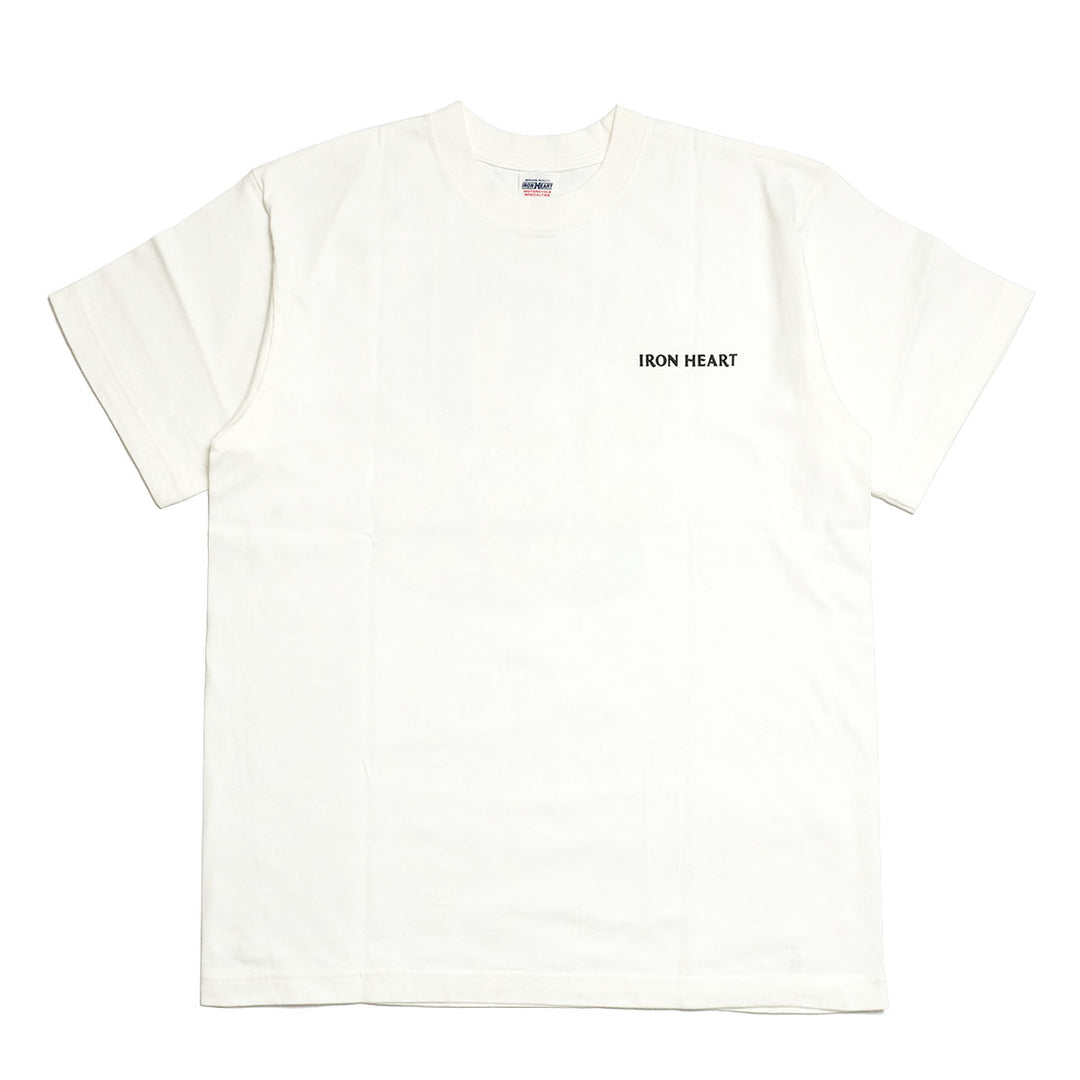 IRON HEART - 7.5oz HEAVY BODY PRINT T-SHIRT - 555 Pattern - IHT-555