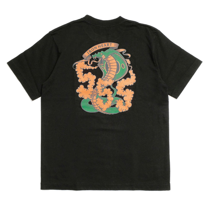 IRON HEART - 7.5oz HEAVY BODY PRINT T-SHIRT - 555 Pattern - IHT-555