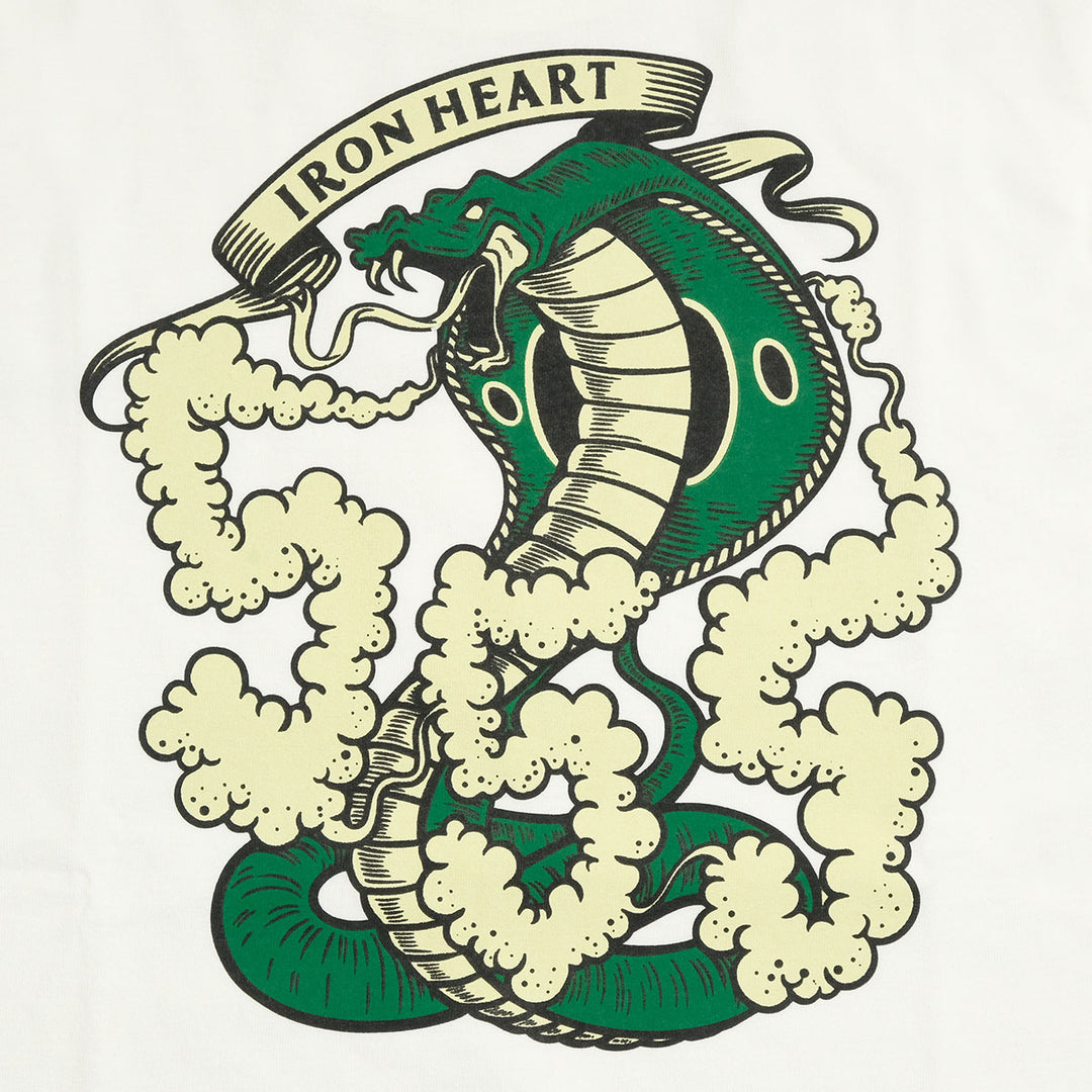 IRON HEART - 7.5oz HEAVY BODY PRINT T-SHIRT - 555 Pattern - IHT-555