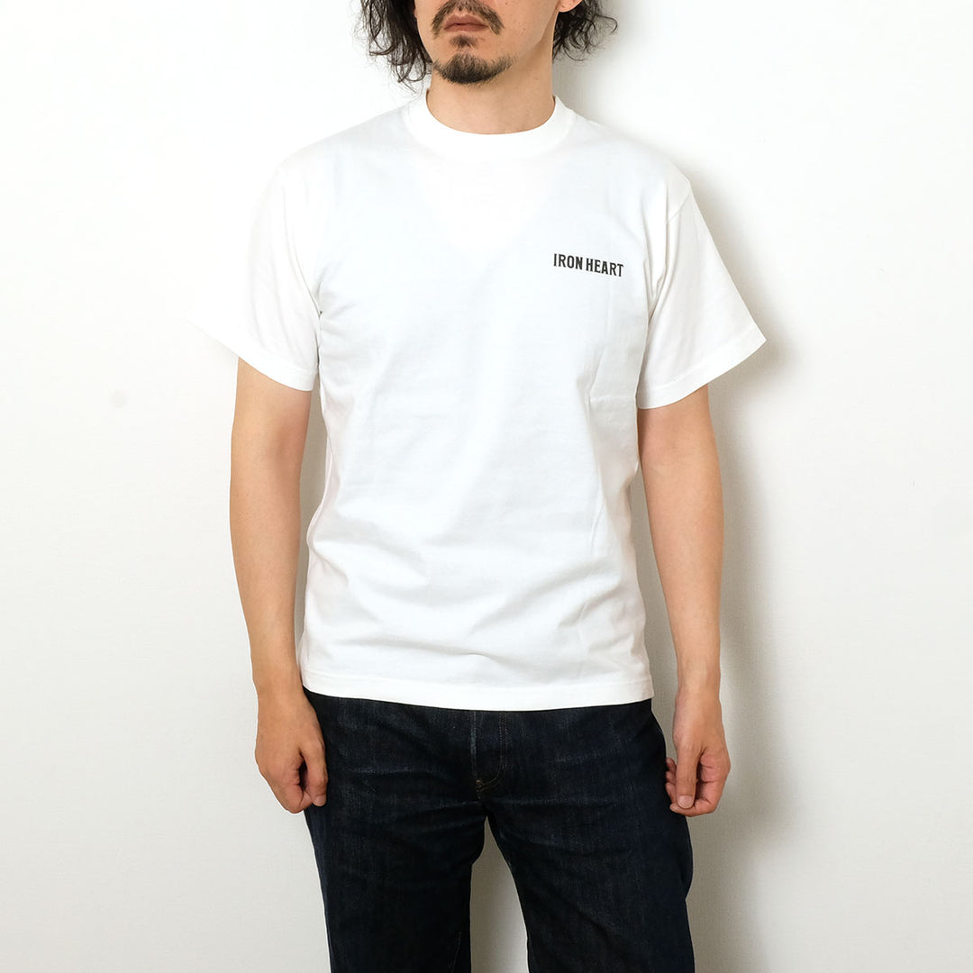 IRON HEART - 7.5oz HEAVY BODY PRINT T-SHIRT - 634 Pattern - IHT-634