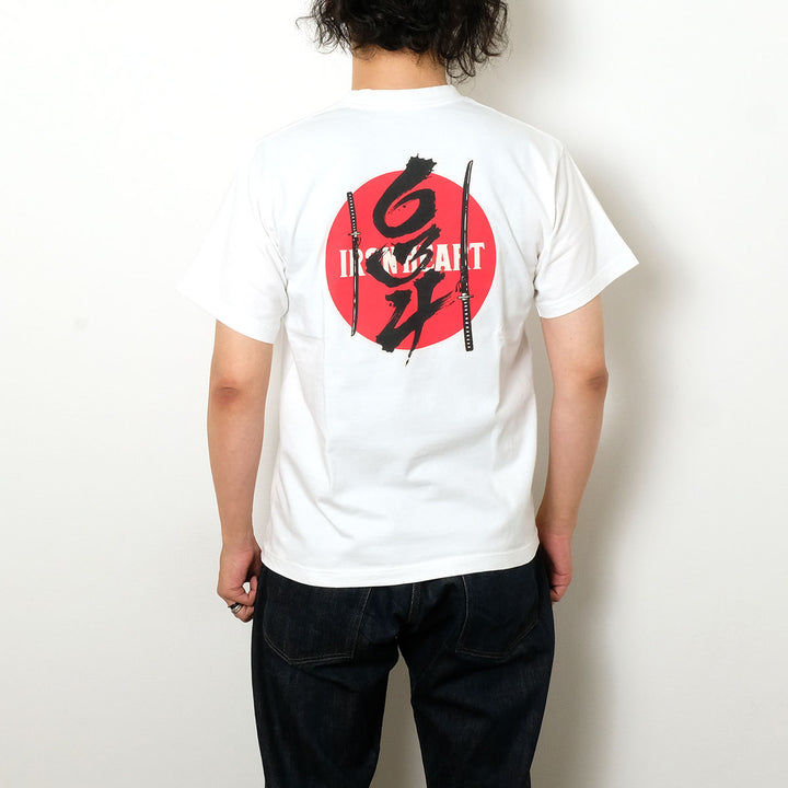 IRON HEART - 7.5oz HEAVY BODY PRINT T-SHIRT - 634 Pattern - IHT-634