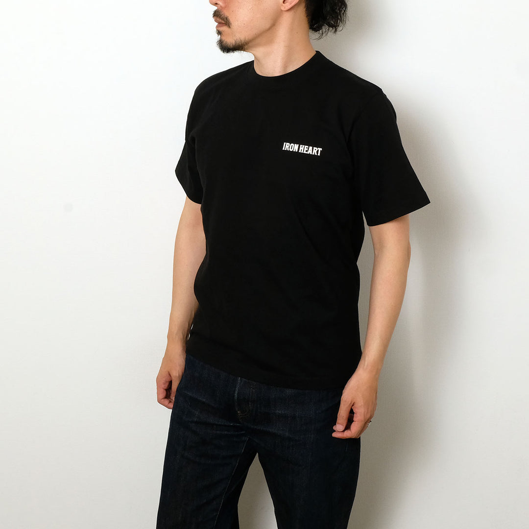 IRON HEART - 7.5oz HEAVY BODY PRINT T-SHIRT - 634 Pattern - IHT-634