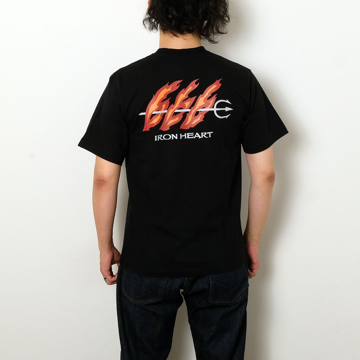 IRON HEART - 7.5oz HEAVY BODY PRINT T-SHIRT - 666 Pattern - IHT