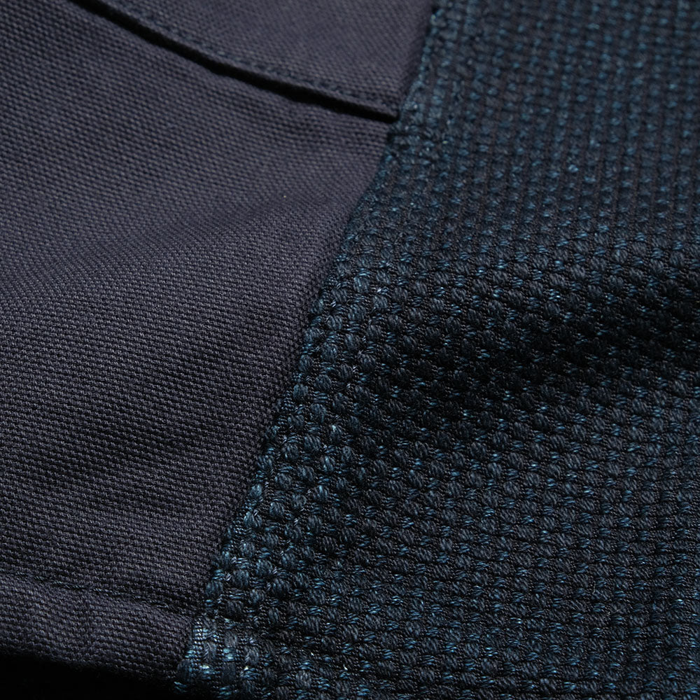 IRON HEART - 14oz INDIGO DOBBY WORK VEST - IHV-50