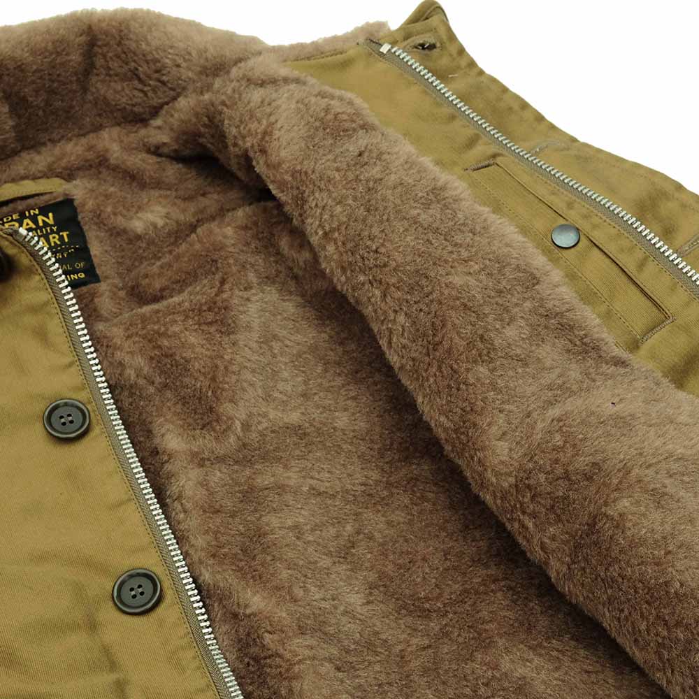 IRON HEART - WHIPCORD N-1 TYPE DECK JACKET - IHM-35 - KA