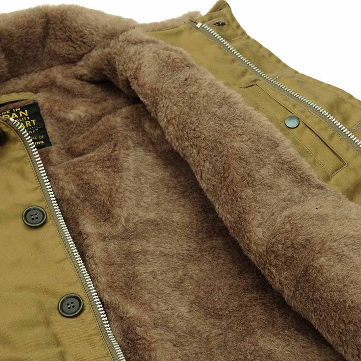 IRON HEART - WHIPCORD N-1 TYPE DECK JACKET - IHM-35 - KA